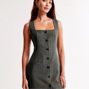 Abercrombie & Fitch Mara Square Neck Mini Dress XS Tall